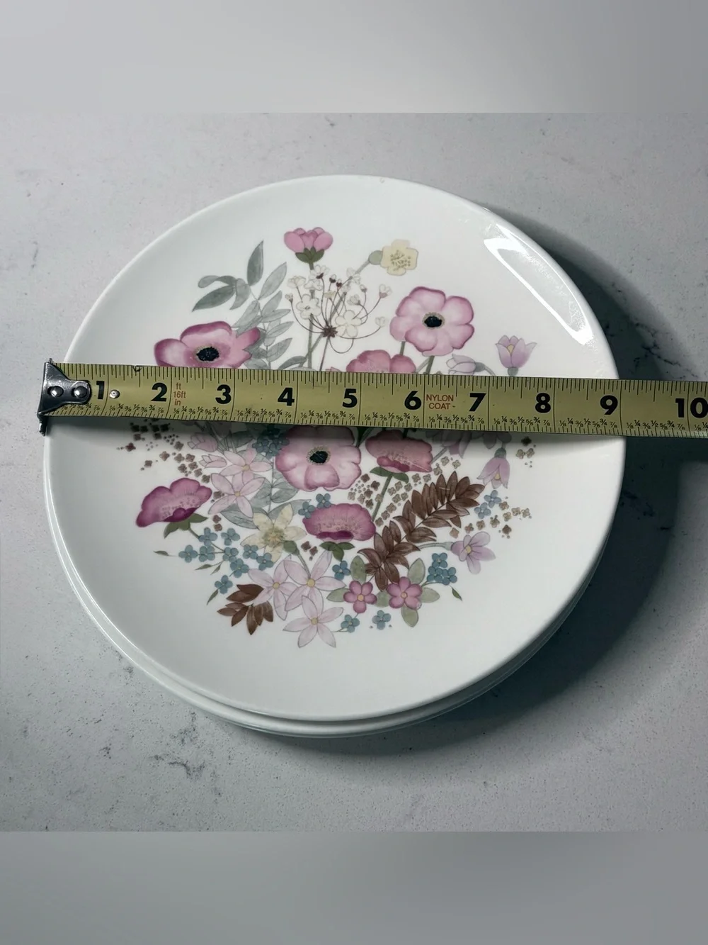 Wedgwood “Meadow Sweet” Porcelain Salad Plates (Set of 4)
